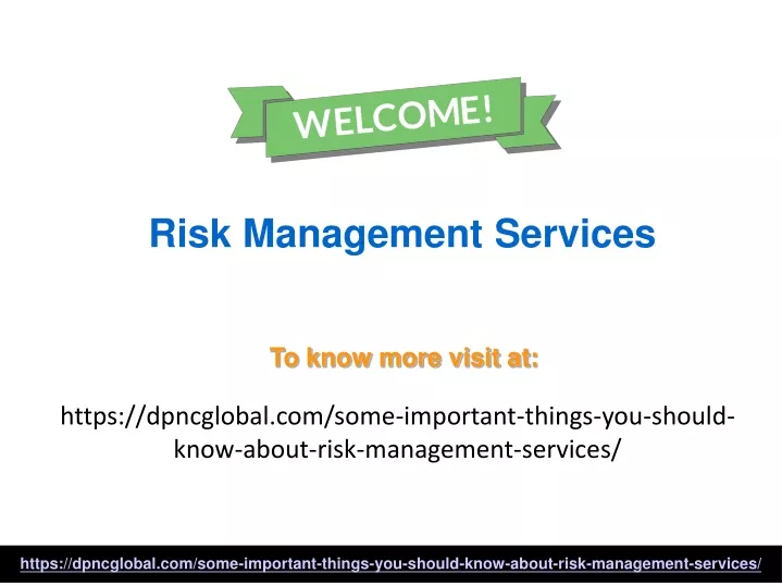 risk management services