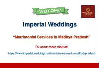 Matrimonial Services in Madhya Pradesh