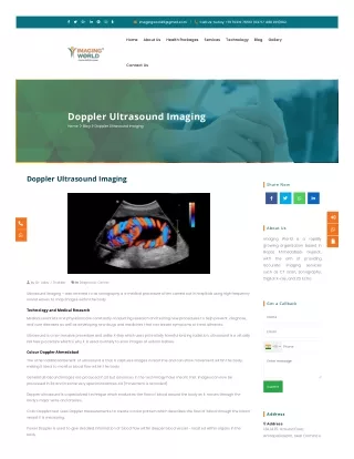 Doppler Ultrasound Imaging