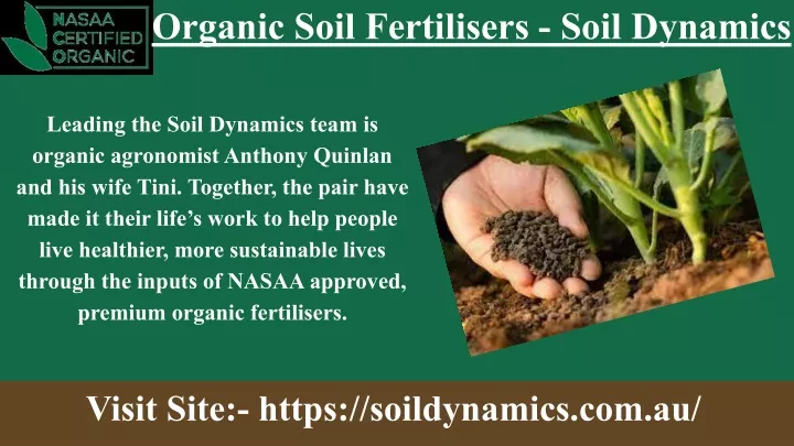 organic soil fertilisers soil dynamics