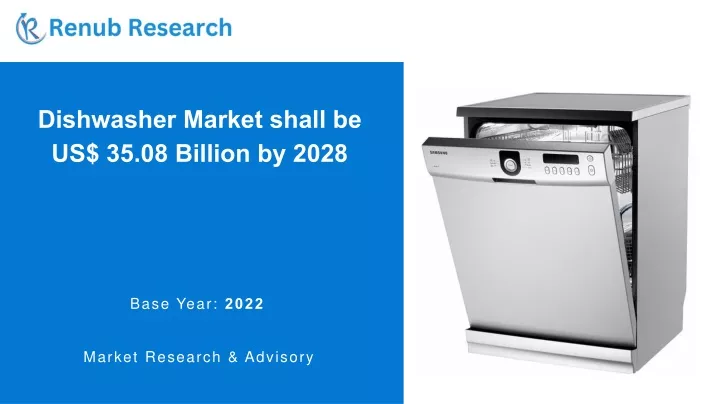 dishwasher market shall be us 35 08 billion