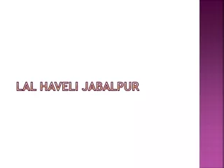 lal haveli jabalpur