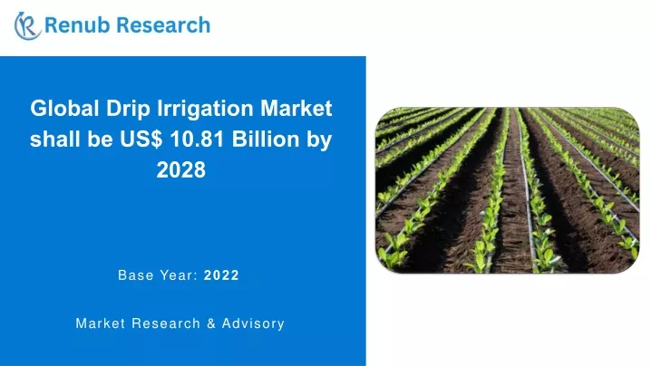 global drip irrigation market shall