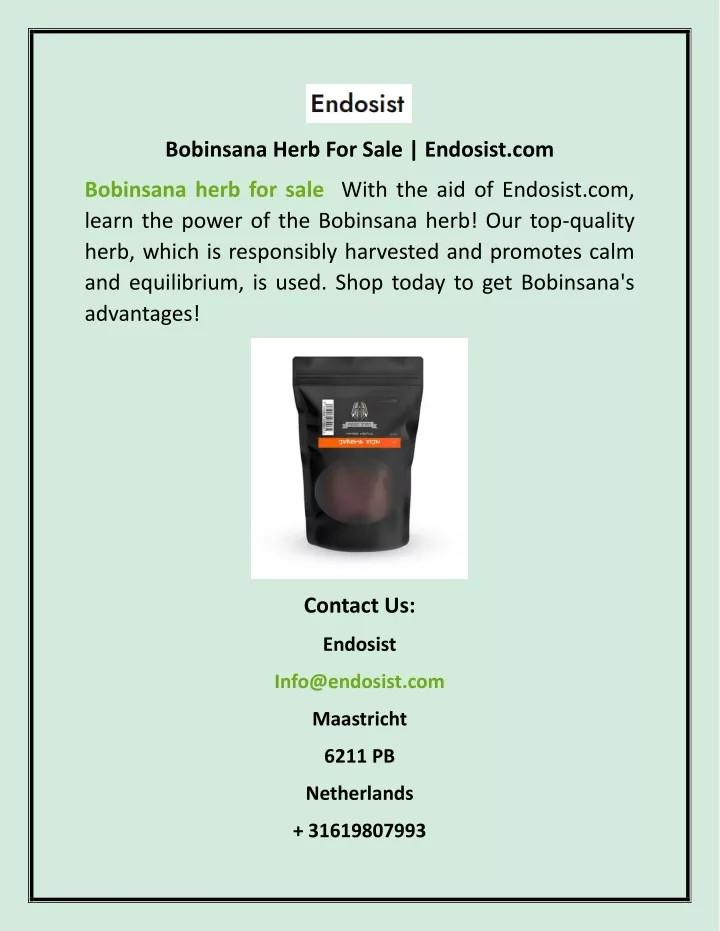 bobinsana herb for sale endosist com