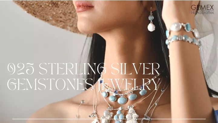 925 sterling silver gemstones jewelry