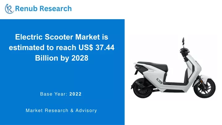 electric scooter market is estimated to reach