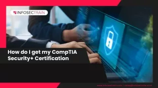how do i get my comptia security certification