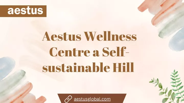 aestus wellness centre a self sustainable hill