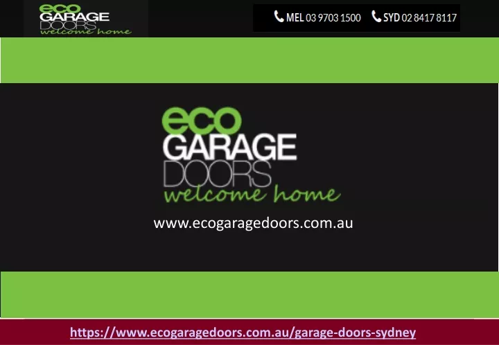 www ecogaragedoors com au