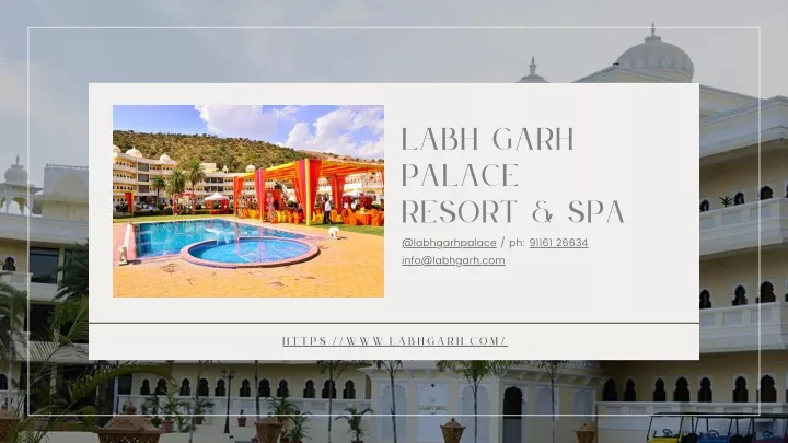 labh garh palace resort spa @labhgarhpalace