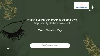 Beginners Eyelash Extension Kit