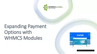 Expanding Payment Options with WHMCS Modules