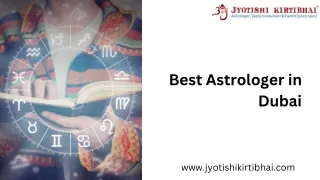 Best Astrologer in Dubai – Jyotishi Kirtibhai Maharaj