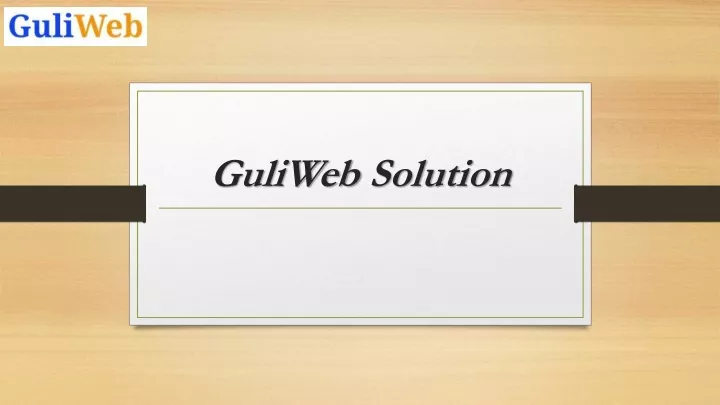 guliweb solution