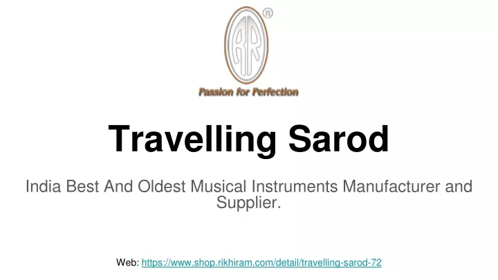 travelling sarod