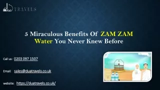 5 Miraculous Benefits of ZAMZAM Water You Never Knew Before