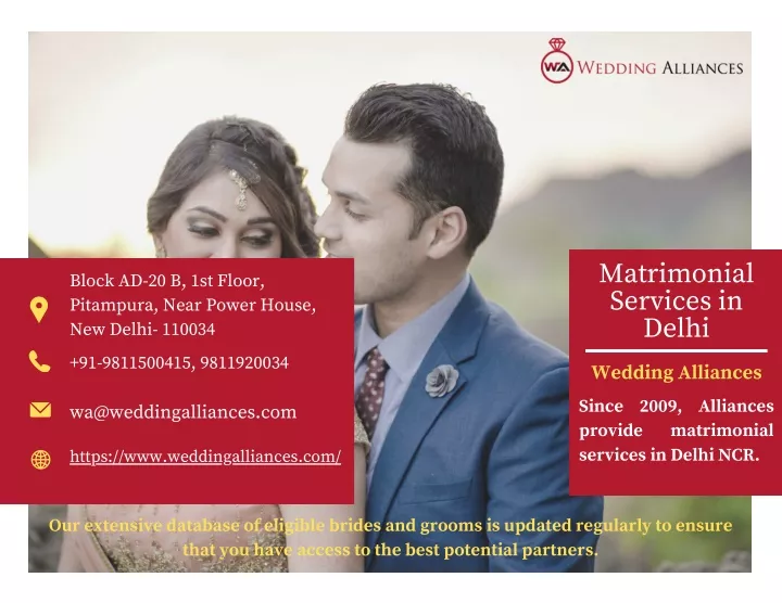 matrimonial services in delhi