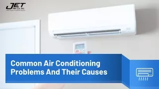 Common Air Conditioning Problems And Their Causes