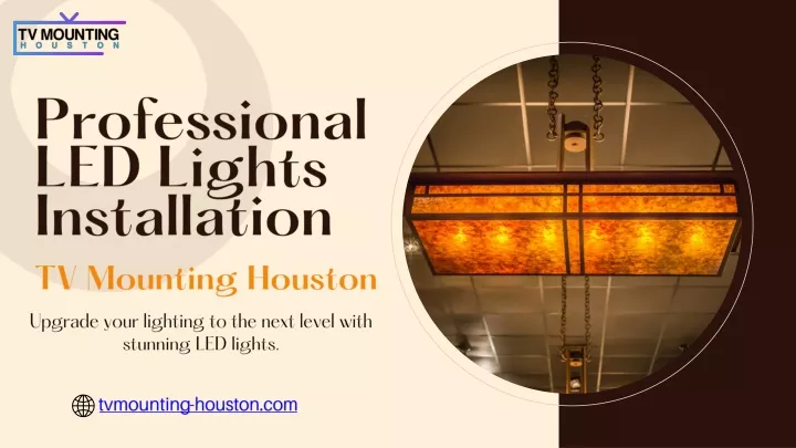 professional led lights installation