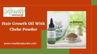 Hair Growth Oil With Chebe Powder