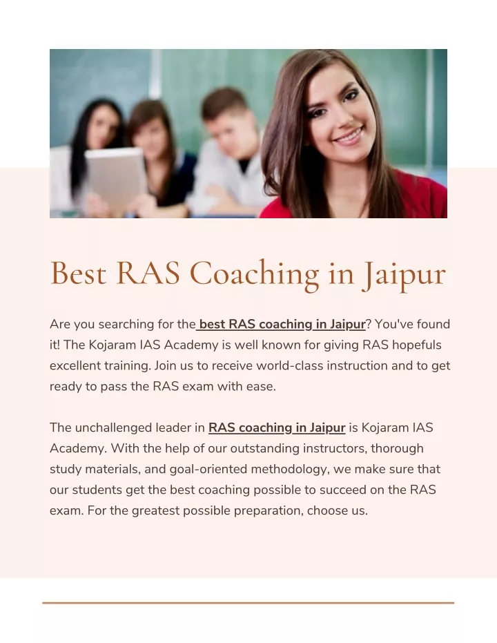 best ras coaching in jaipur