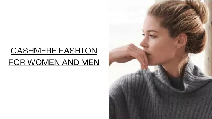 cashmere fashion for women and men