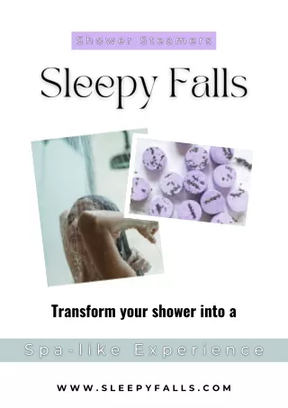 Shower Steamers | Sleepy Falls