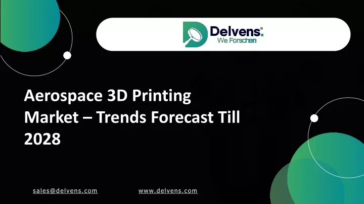 aerospace 3d printing market trends forecast till