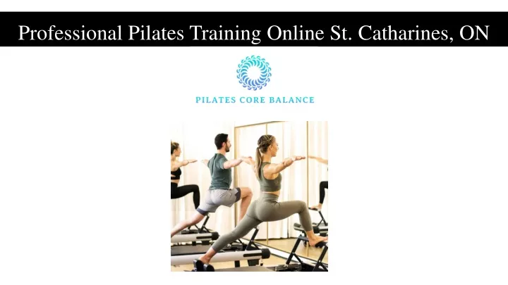 professional pilates training online st catharines on