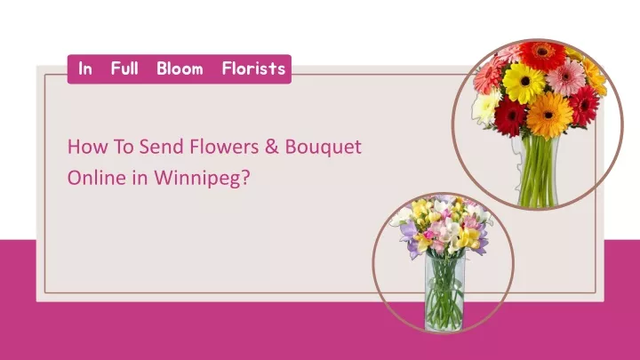 in full bloom florists