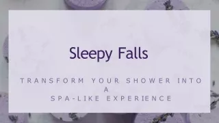 Shower Steamers | Sleepy Falls