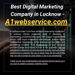 Best Digital Marketing Company in Lucknow - A1webservice.com