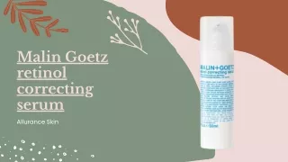 Malin Goetz retinol correcting serum