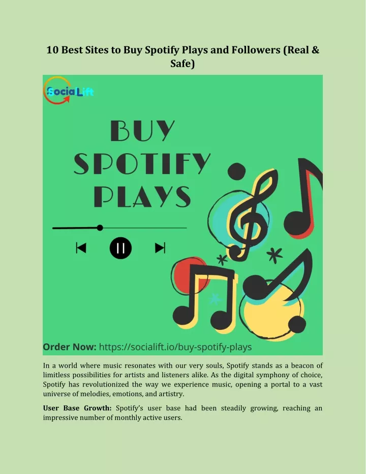 10 best sites to buy spotify plays and followers