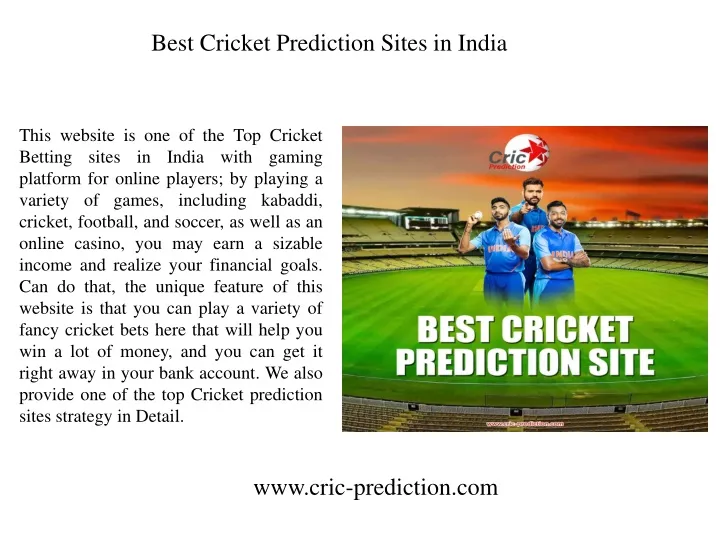 best cricket prediction sites in india
