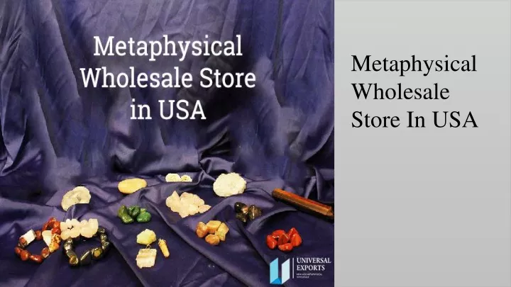 metaphysical wholesale store in usa