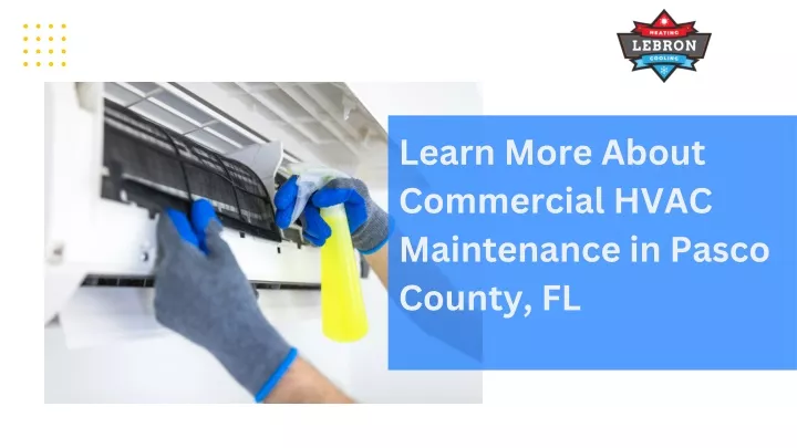 learn more about commercial hvac maintenance