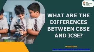 What Are The Differences Between CBSE And ICSE?