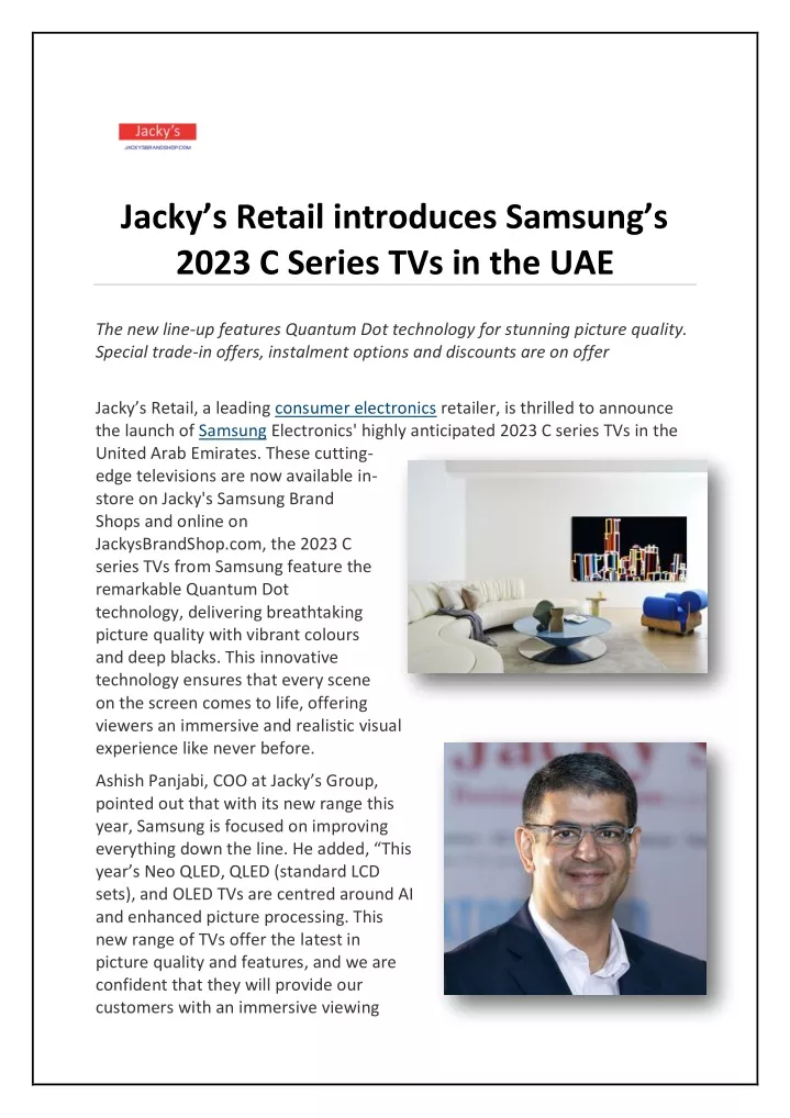 jacky s retail introduces samsung s 2023 c series