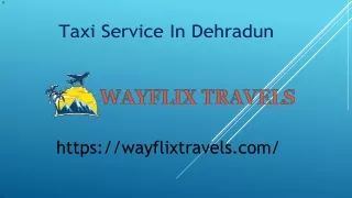 Taxi service In Dehradun