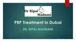 Ovarian PRP Treatment in Dubai