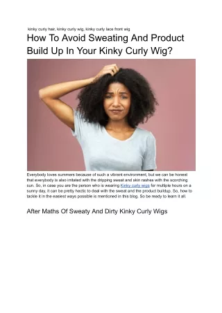 The Art of Embracing Your Kinky Curly Hair- Tips and Tricks