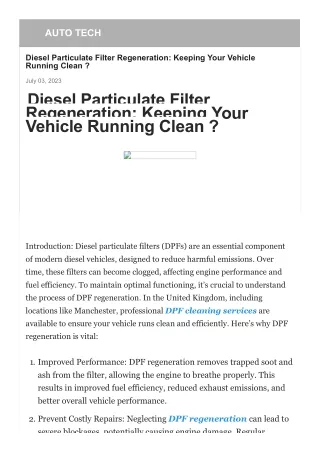 diesel-particulate-filter-regeneration