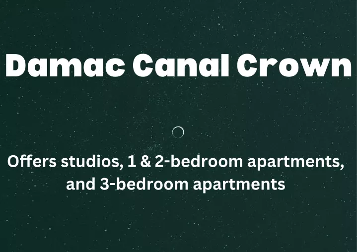 damac canal crown