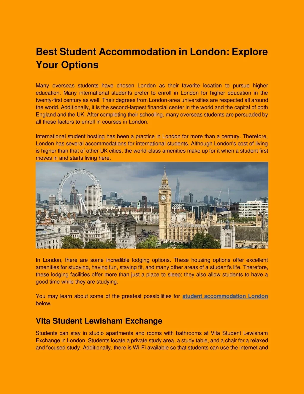 PPT - Best Student Accommodation in London_ Explore Your Options ...