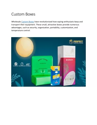custom boxes
