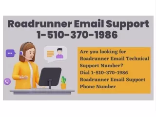 Roadrunner Customer Support 1510-370-1986 Phone Number