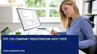 PVT LTD Company Registration Govt Fees