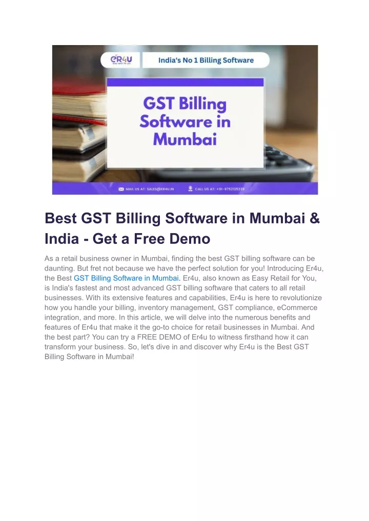 best gst billing software in mumbai india