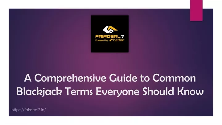 a comprehensive guide to common blackjack terms everyone should know